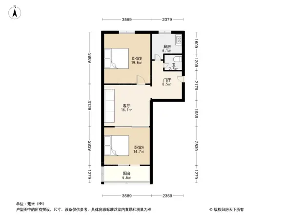 花园路丙28号院户型图