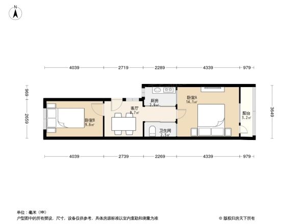 东板桥胡同户型图