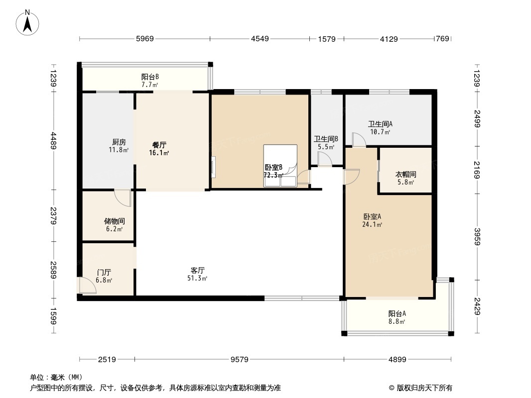 户型图1/2