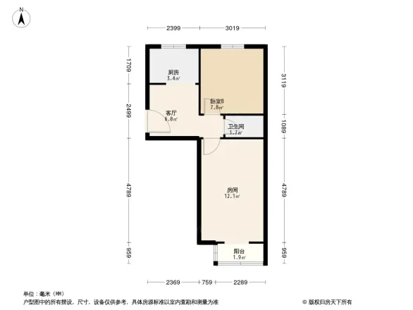 小泥湾社区户型图