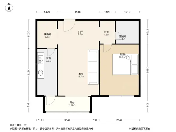 万年花城五期户型图