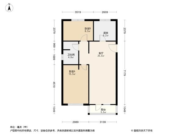 万科假日风景户型图