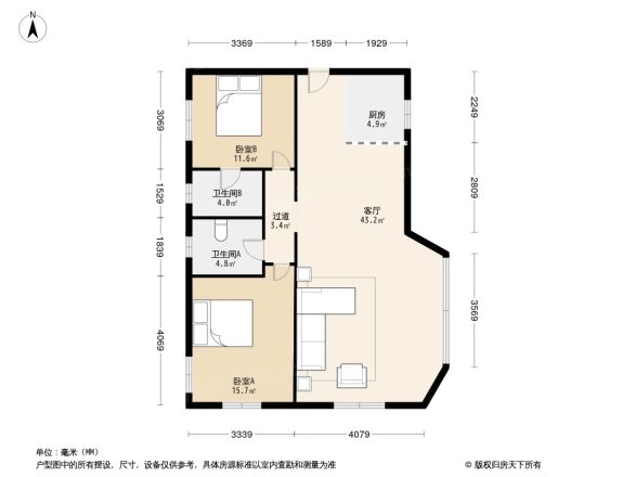 三全公寓户型图