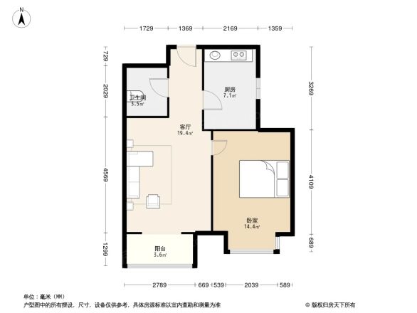 泰河园一里一区户型图
