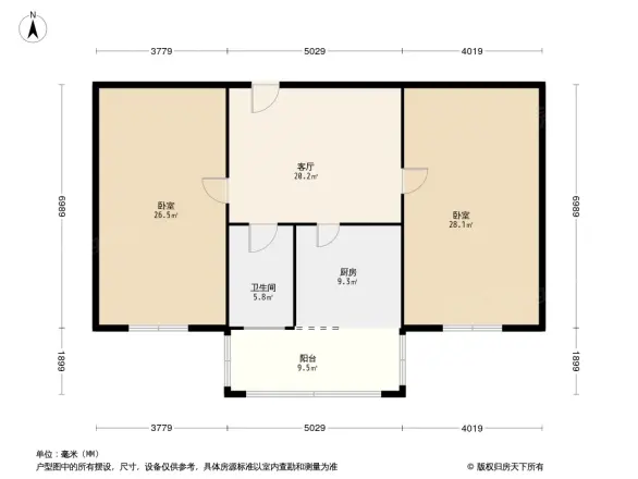 无线电二厂宿舍户型图