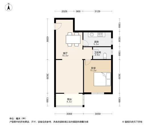 十里堡北里户型图