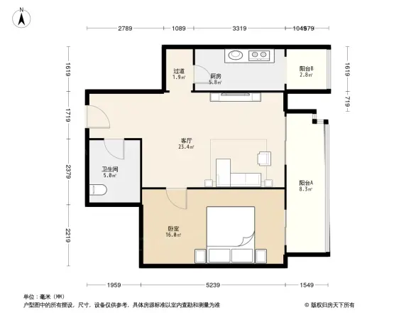 古城北路小区户型图