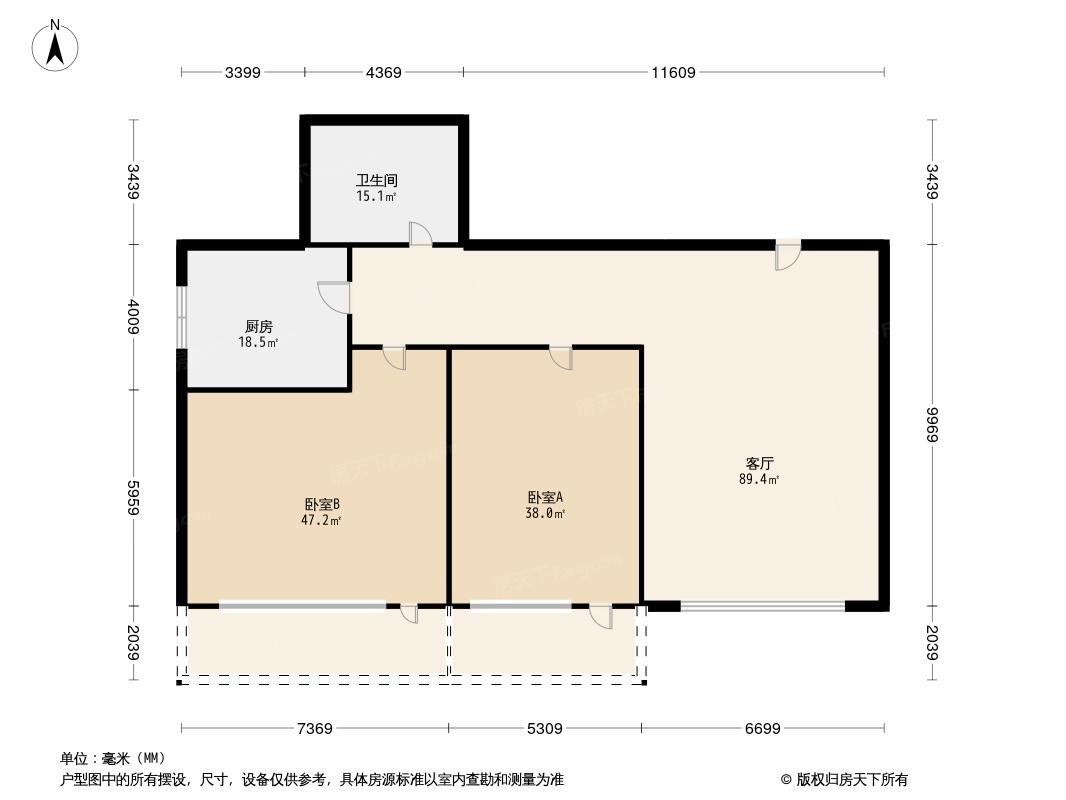 户型图1/2