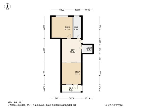 复兴路34号院户型图