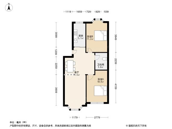 天林家园户型图