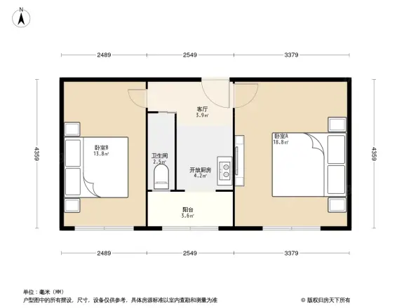 垂杨柳南里户型图