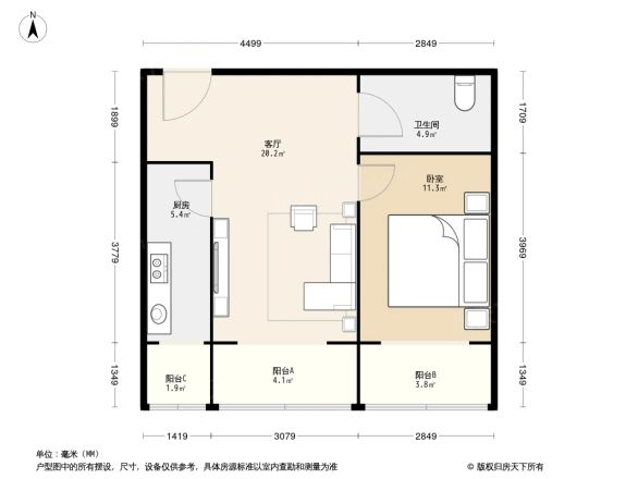 丰卉家园户型图