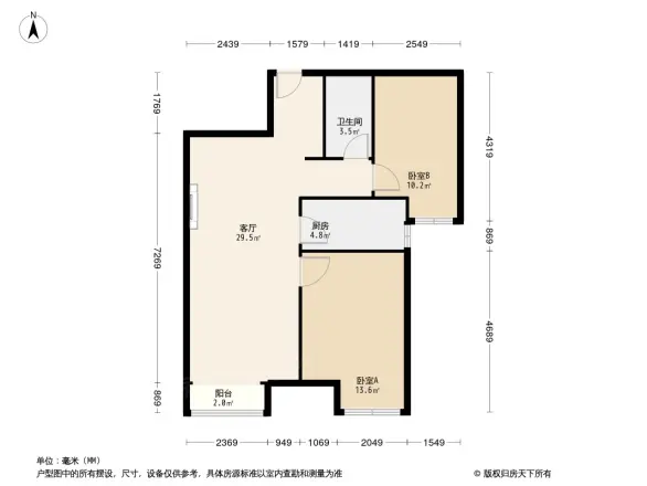 金第万科朗润园户型图