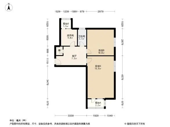 西单西斜街户型图