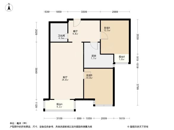融景城东区户型图