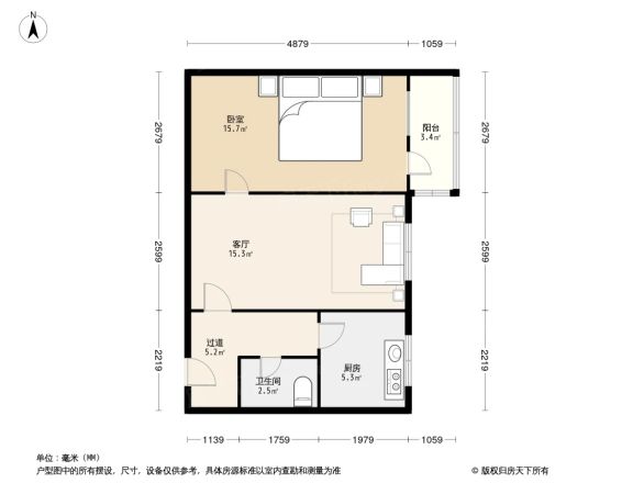 翠微北里小区户型图