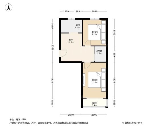 青云南区户型图