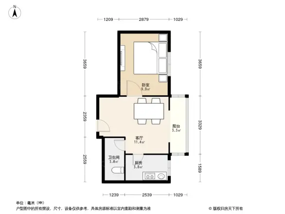 建东苑西区户型图