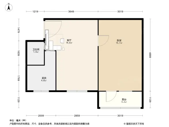民康胡同小区户型图