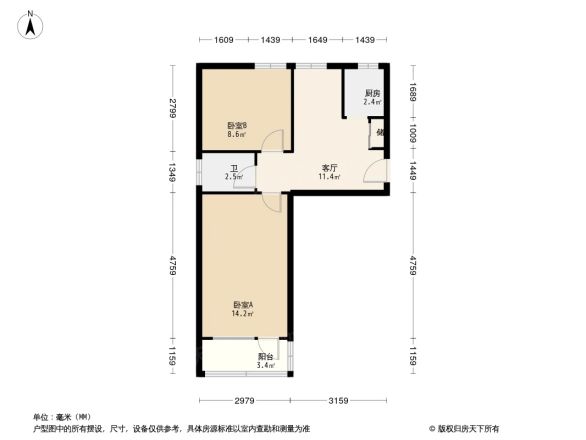 西木樨园户型图