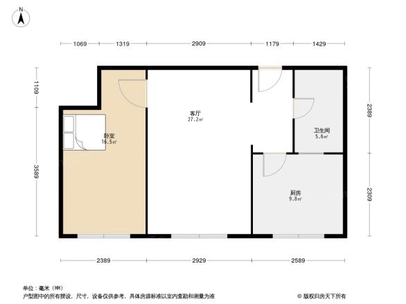 复兴路32号院户型图