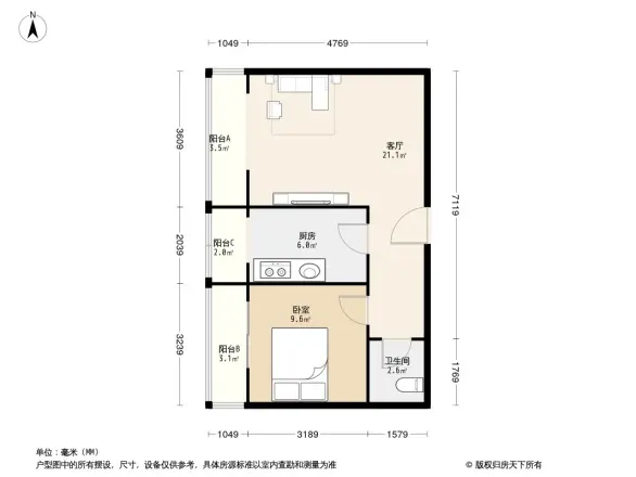 建东苑西区户型图