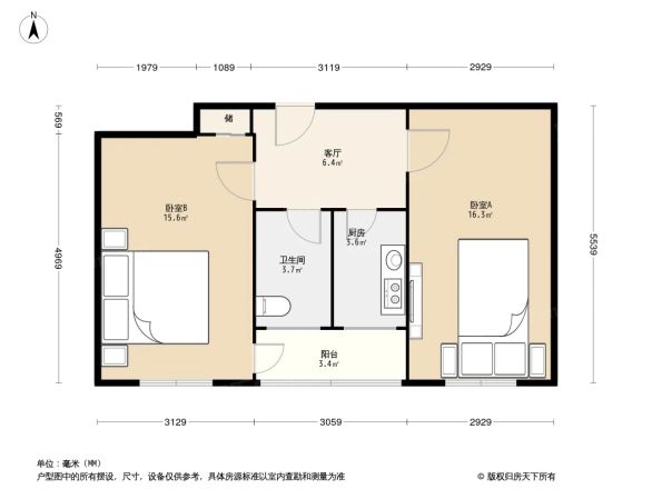 花园村户型图