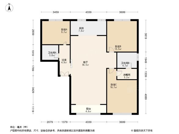 水木兰亭别墅户型图