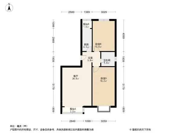 丰台天骄俊园户型图