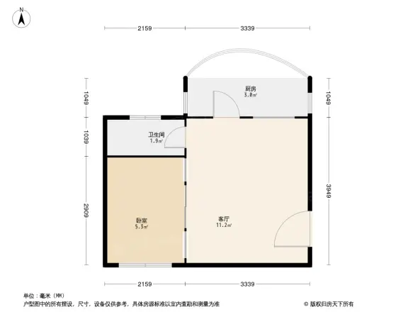 机场樱花园二区户型图