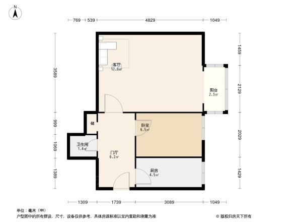 沙滩后街小区户型图