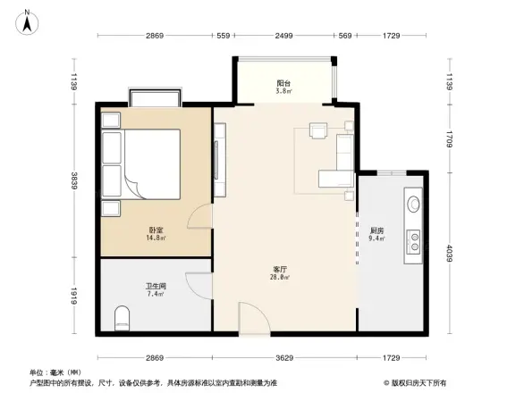 华纺易城户型图