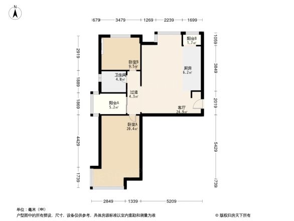 融景城东区户型图