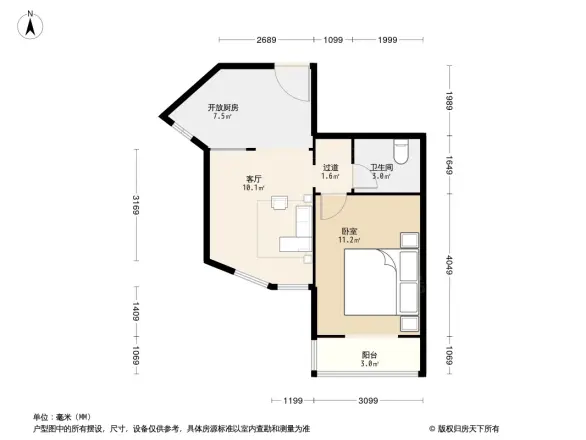 万润风景户型图