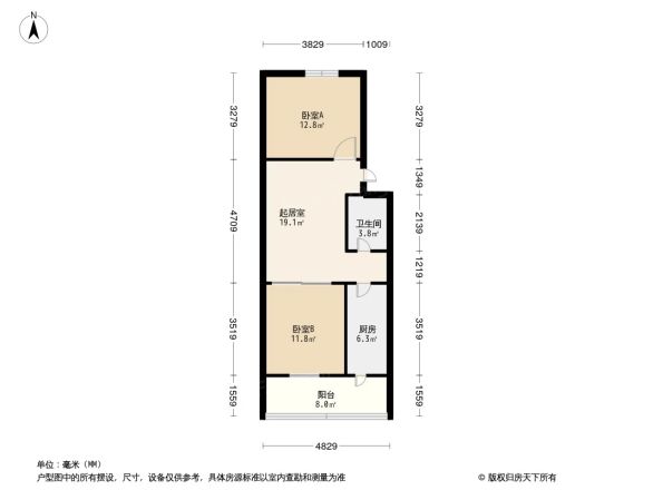 怡乐北街小区户型图