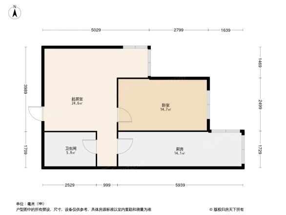 三里河二区A区户型图