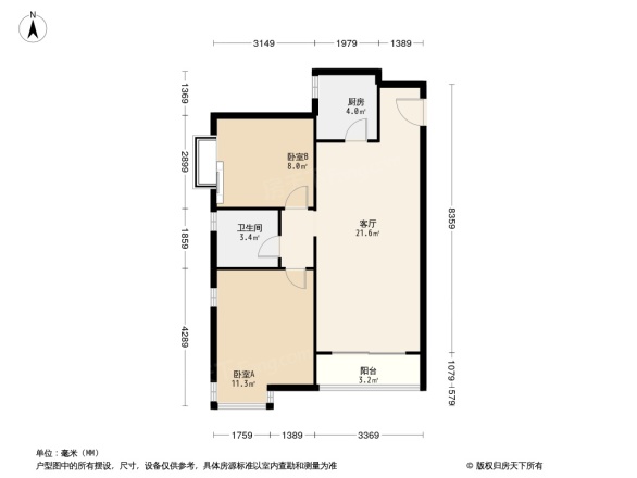 中信城二期户型图