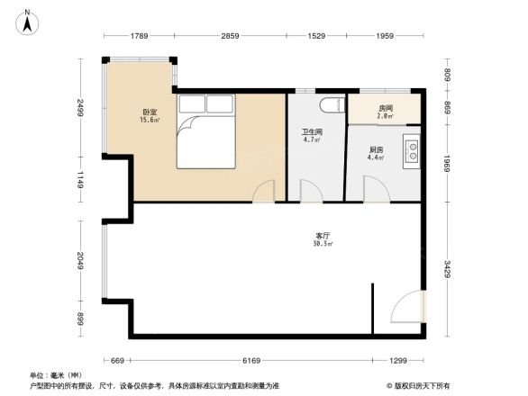 北京城建筑华年户型图
