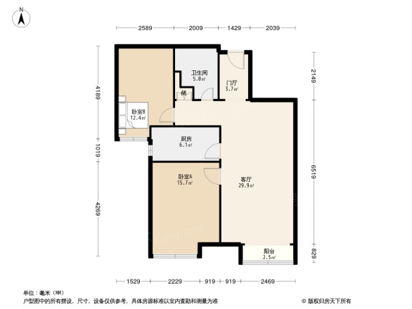 金第万科朗润园户型图
