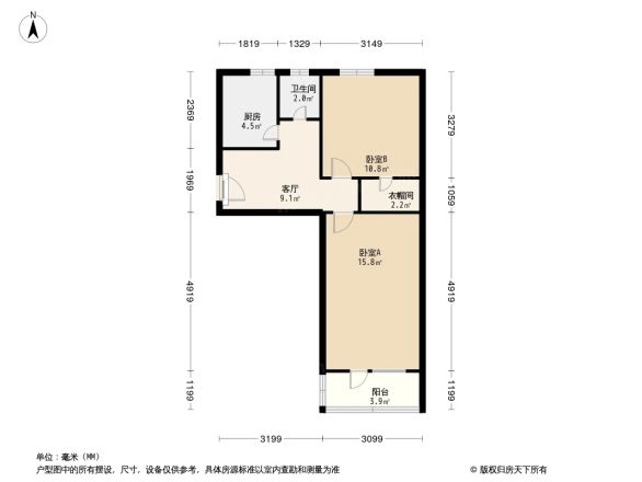机场南路西里户型图