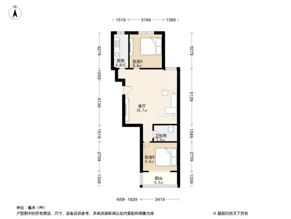 大羊坊10号户型图