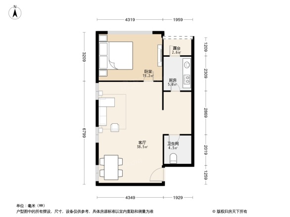北街家园一区户型图