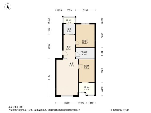 西潞南大街户型图