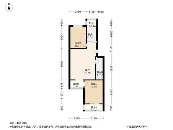 太平庄东里户型图