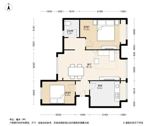 首创新悦都户型图