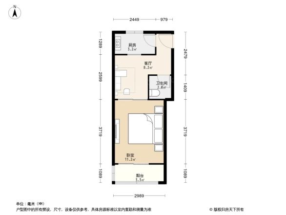 机场南路东里户型图