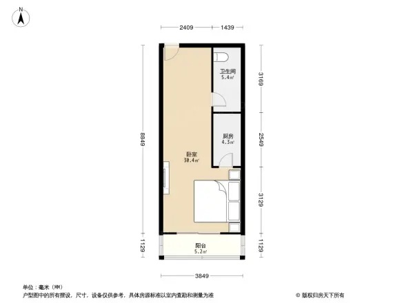 龙头公寓户型图