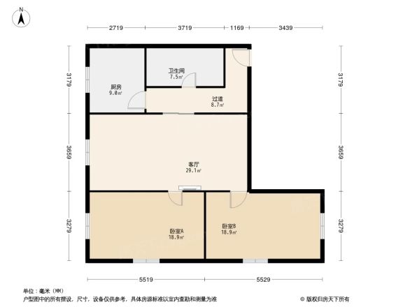 西廊下胡同户型图