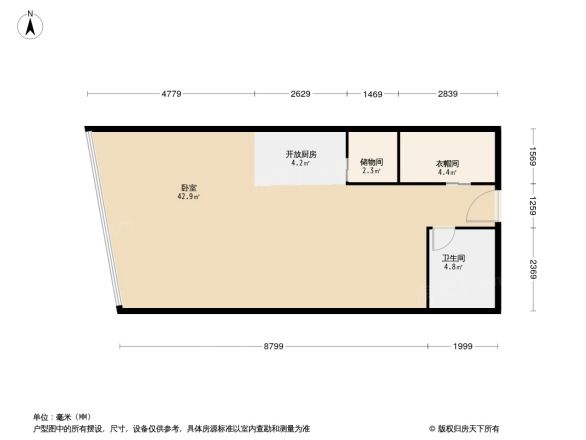 旺座中心户型图