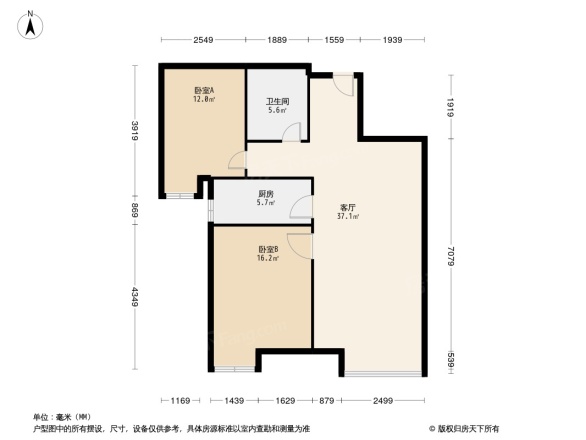 金第万科朗润园户型图